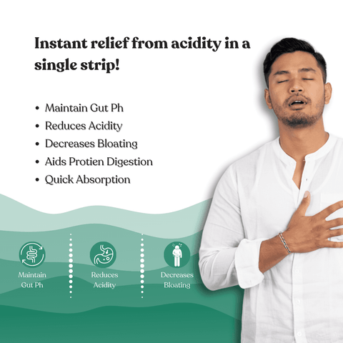 COMBO: Acidity Relief + Enriched Sleep + Happy Gut (10 Slips Pack's)