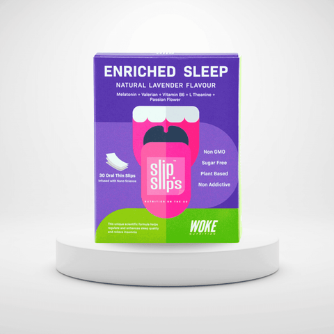 Buy Enriched Sleep - 30 Slips Pack: With Melatonin, Vitamin B6, Valerian, Passion Flower (by Woke Nutrition)
